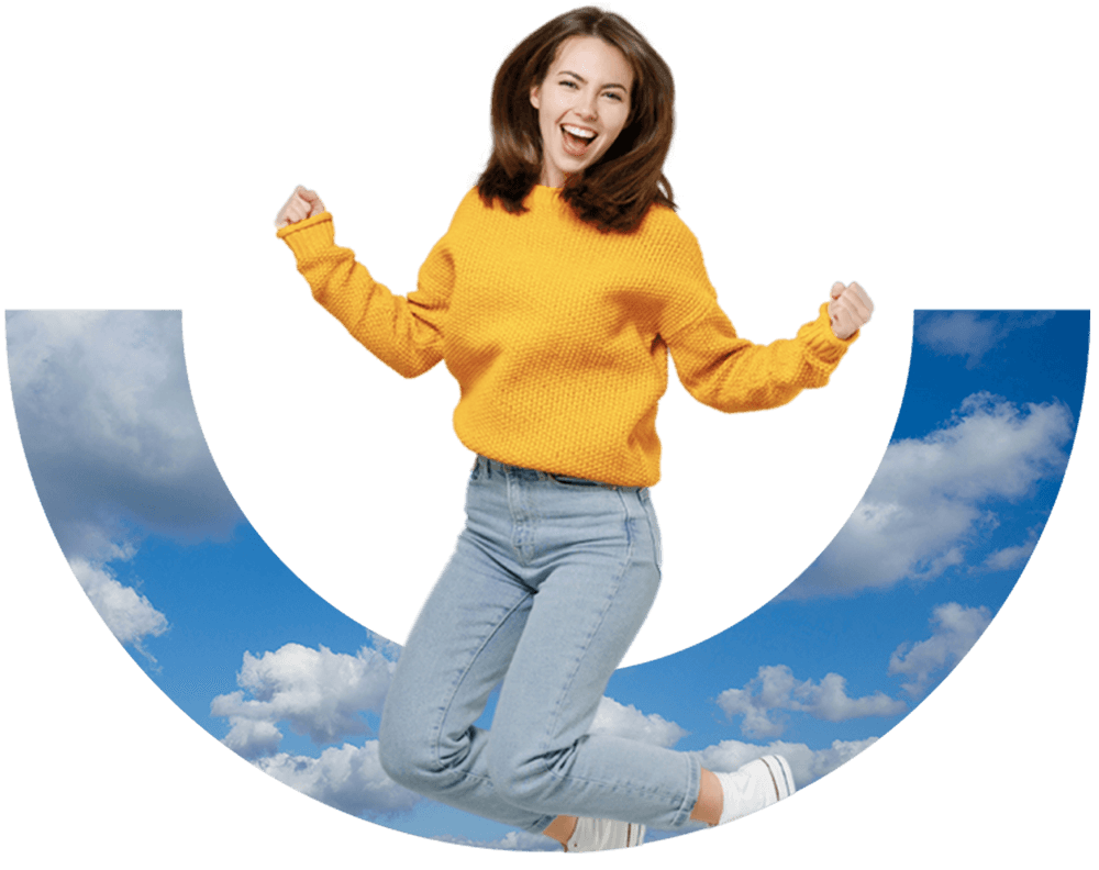 Woman-jumping-smile
